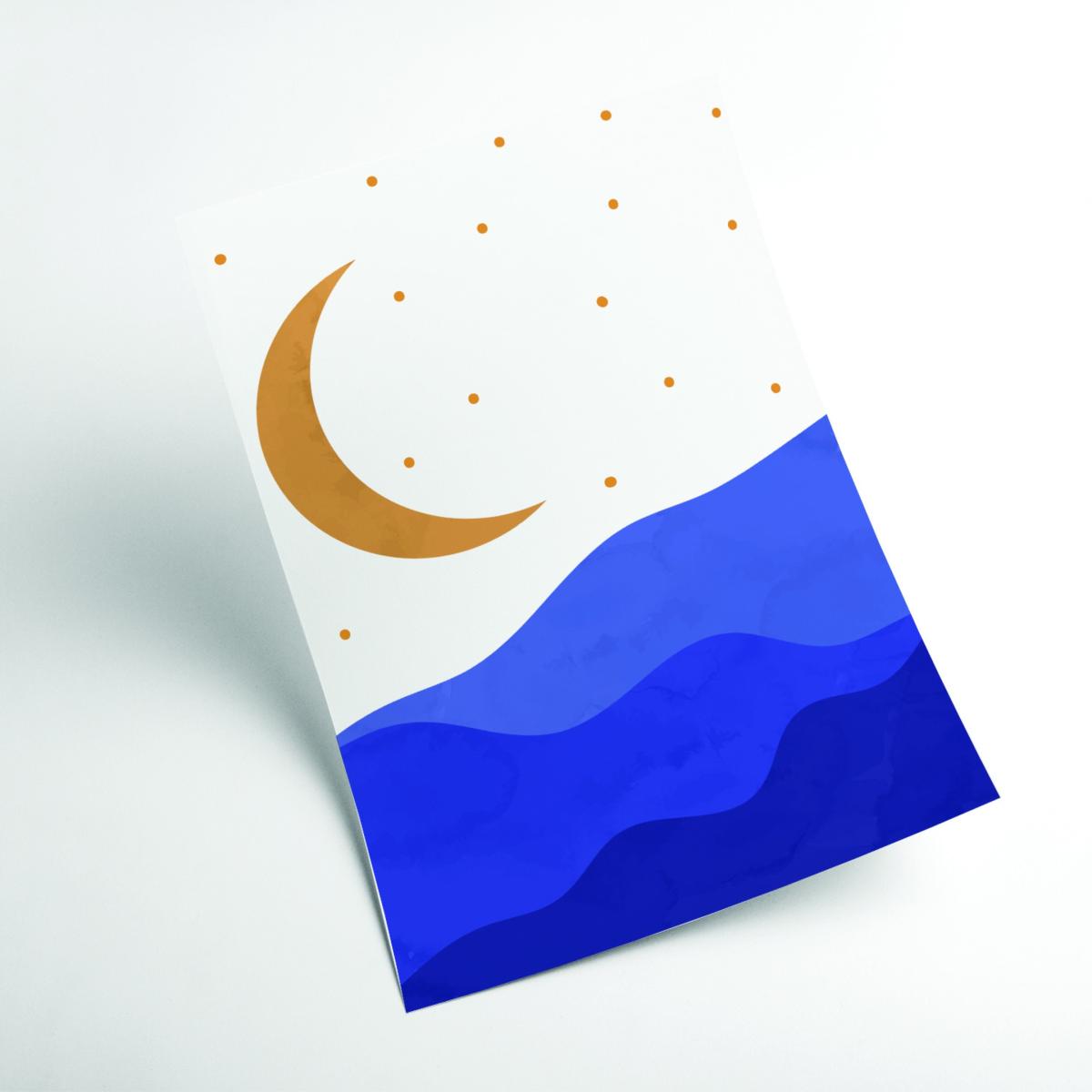 Blue Sun And Moon #1 Extra Large Stanley Print House – image 2