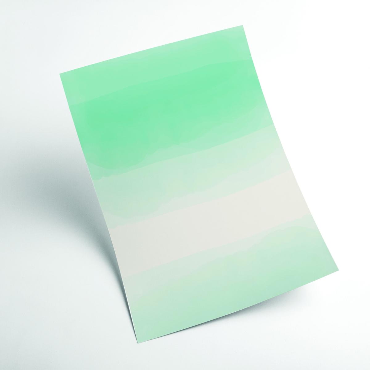 Light Green Watercolor Series #1 Extra Small Stanley Print House – image 2