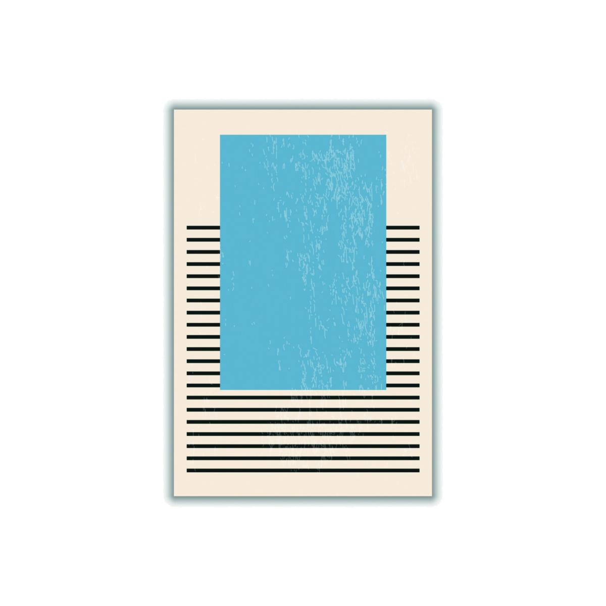 Blue Bright Minimal Series #1 Extra Large Stanley Print House – image 1