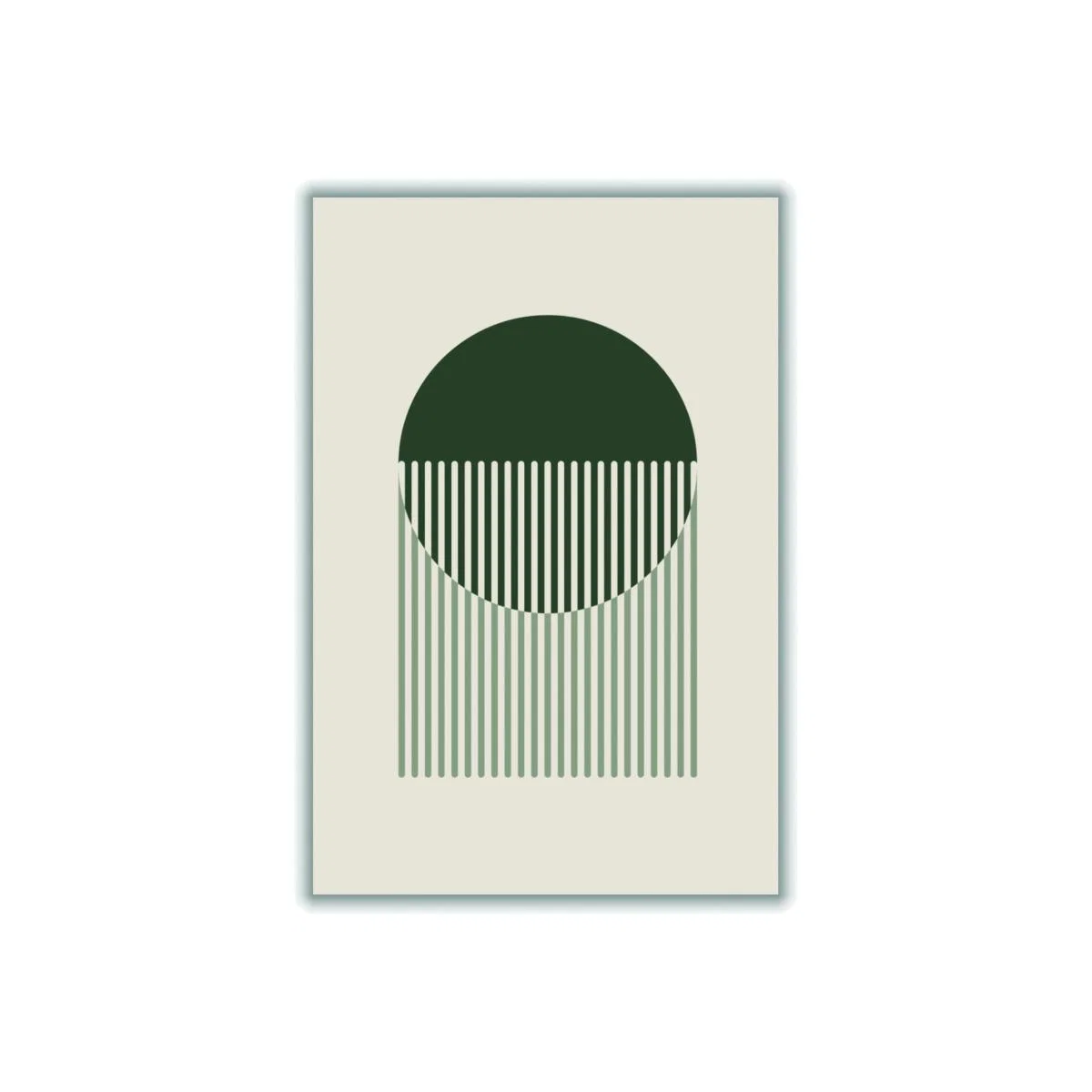 Grey Minimal Abstract Circles Iiii Large Stanley Print House – image 1