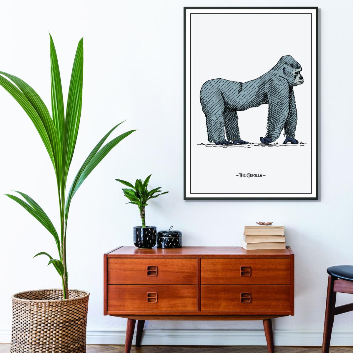 Grey The Gorilla Large Stanley Print House – image 3