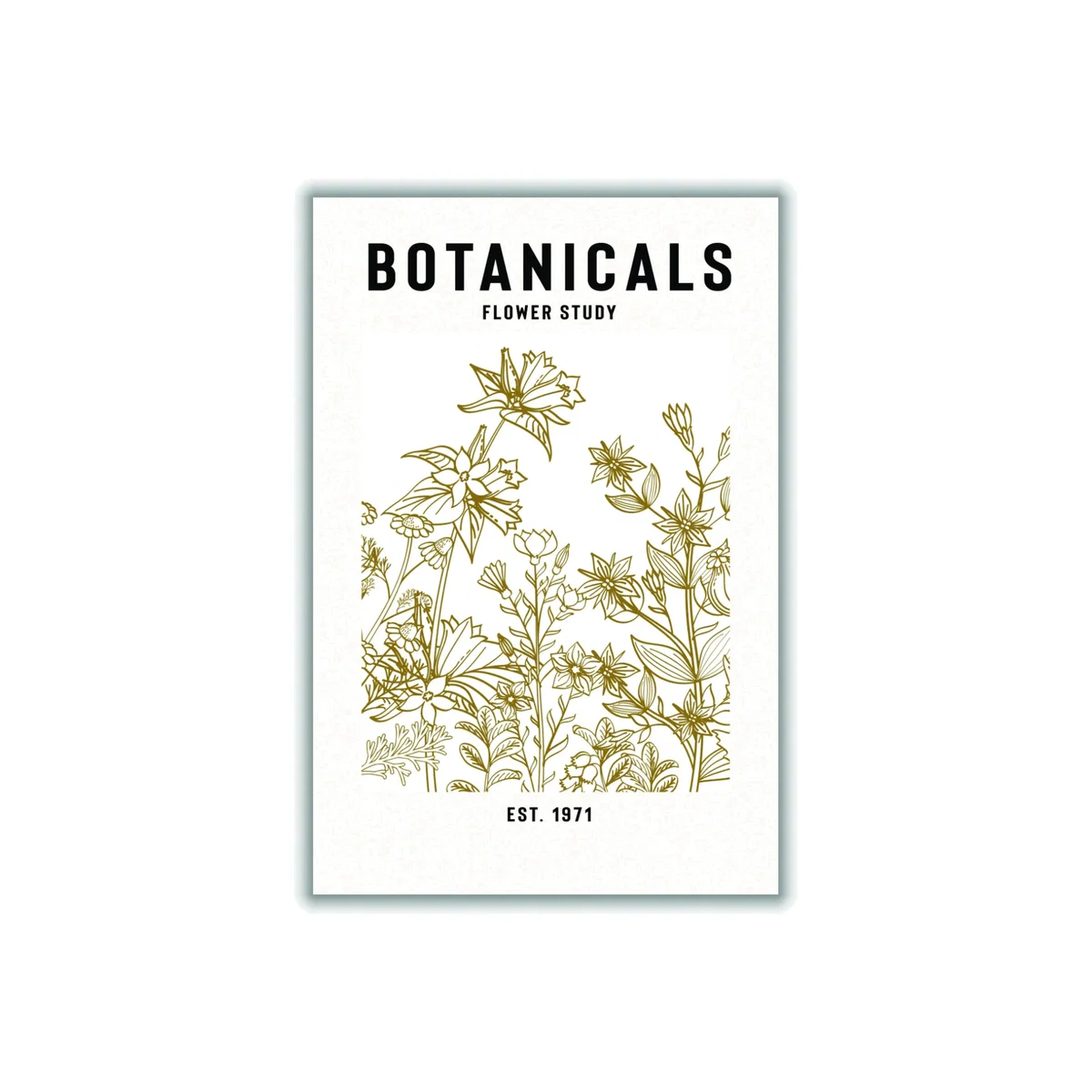 Brown Botanicals Flower Study Ii Xxs Stanley Print House – image 1