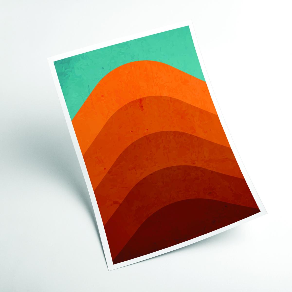 Yellow / Orange Orange Mountain Medium Stanley Print House – image 2