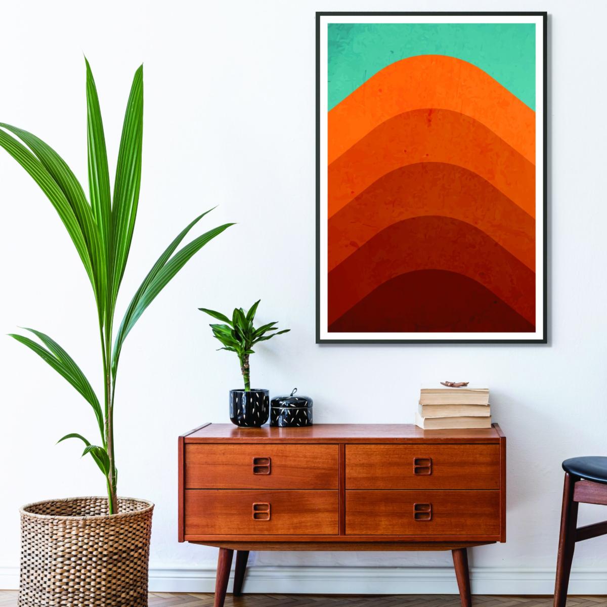 Yellow / Orange Orange Mountain Medium Stanley Print House – image 3