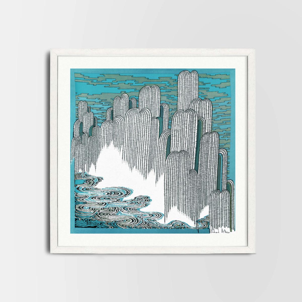 Blue Zen Design Print Richard Allan London – image 2