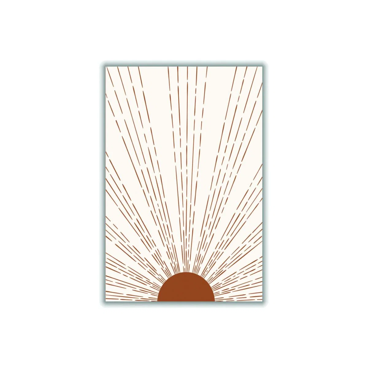 Brown Light Beams A3 297 X 420Mm Stanley Print House – image 1