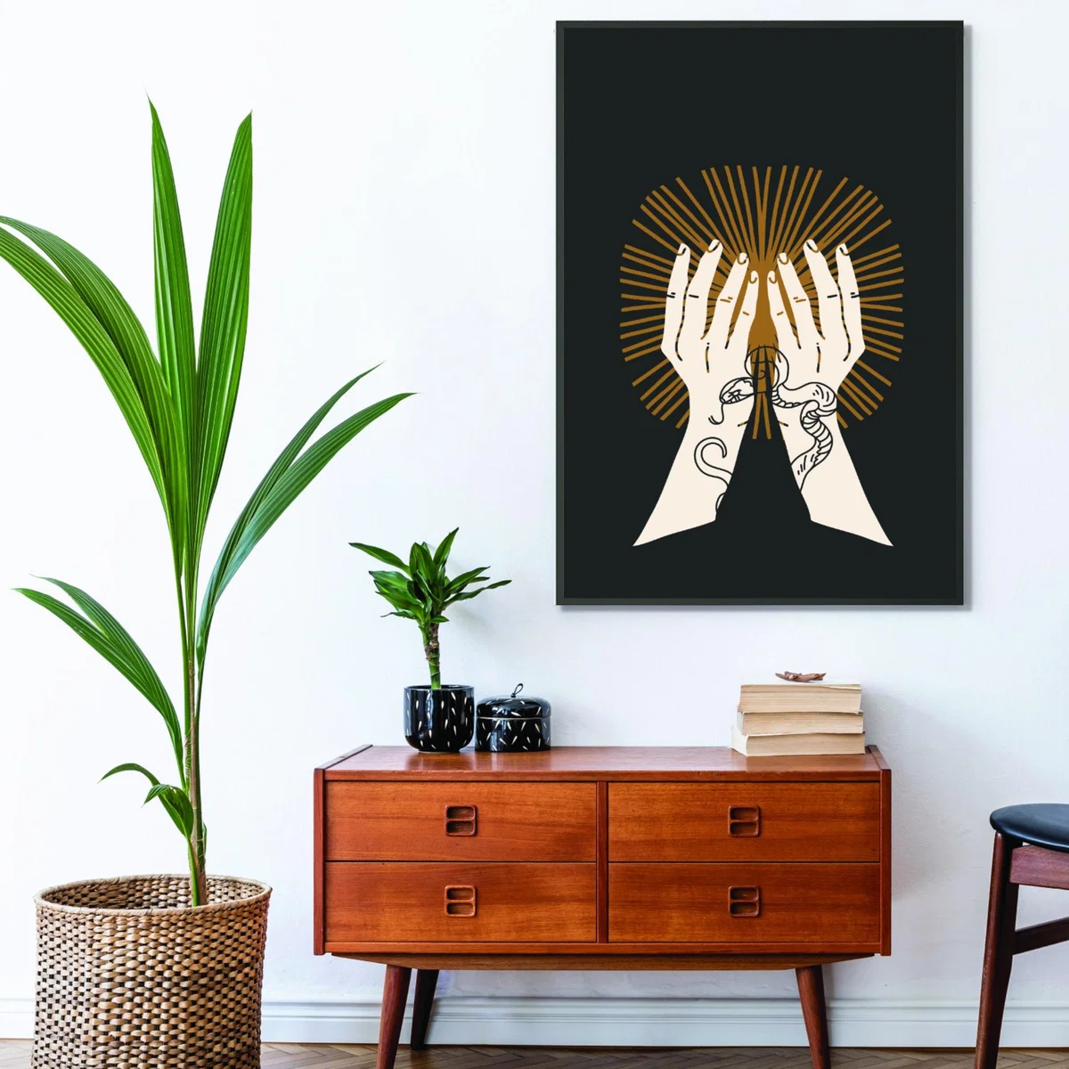Brown Hand Drawn Spiritual Xxs Stanley Print House – image 3