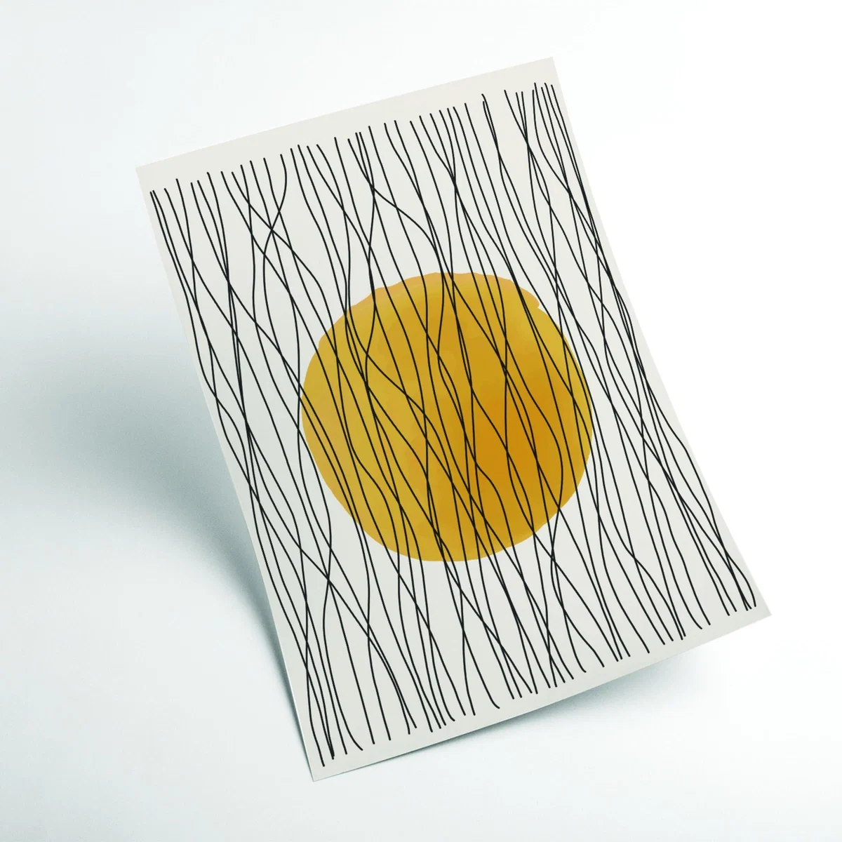 Yellow / Orange Boho Suns Series #2 Extra Small Stanley Print House – image 2
