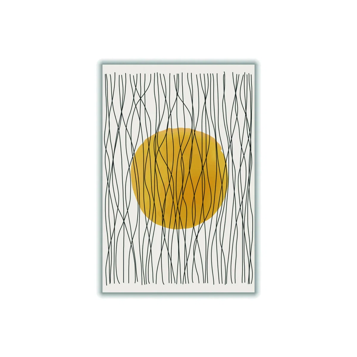 Yellow / Orange Boho Suns Series #2 Extra Small Stanley Print House – image 1