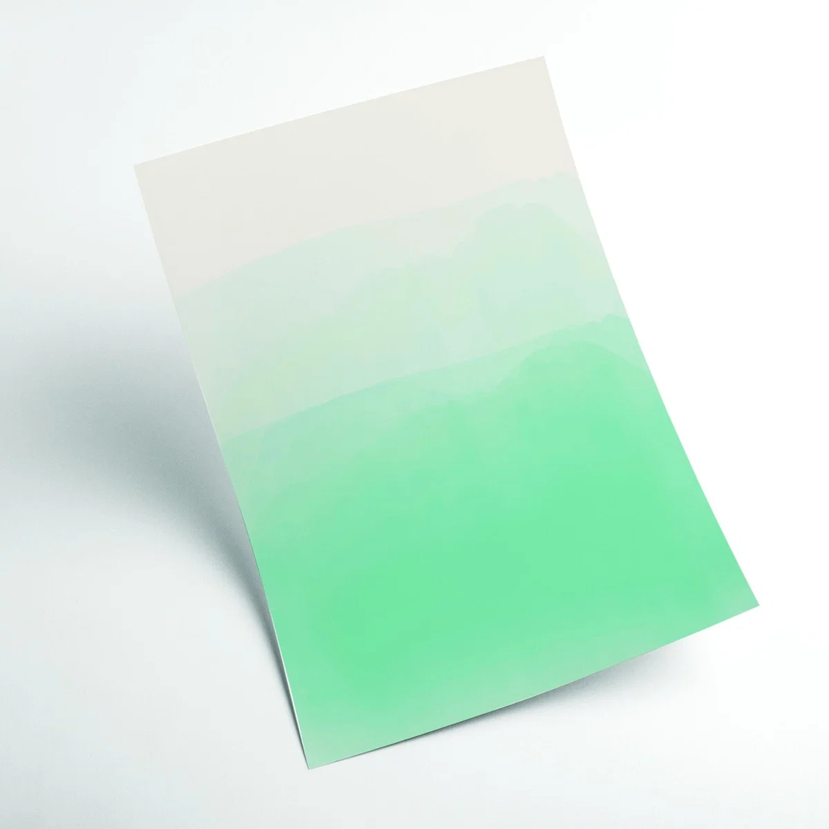 Light Green Watercolor Series #3 A3 297 X 420Mm Stanley Print House – image 2