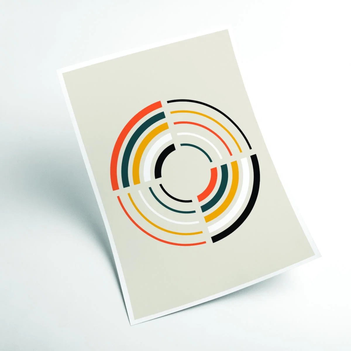 Retro Geometric Circle 2 Large Stanley Print House – image 2