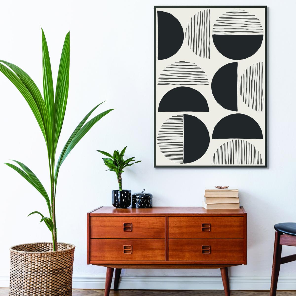 Black Circles And Lines #3 Extra Small Stanley Print House – image 3