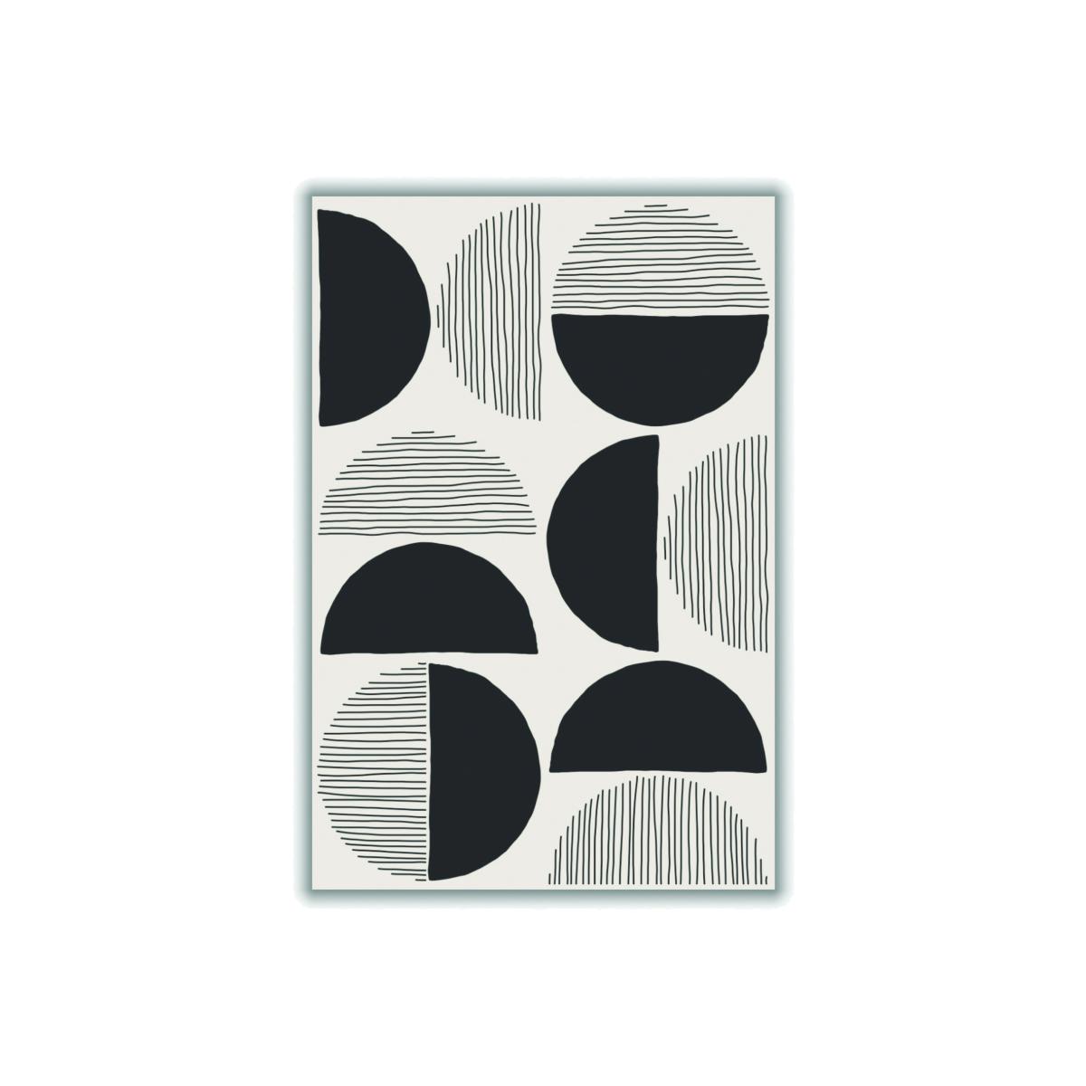 Black Circles And Lines #3 Extra Small Stanley Print House – image 1