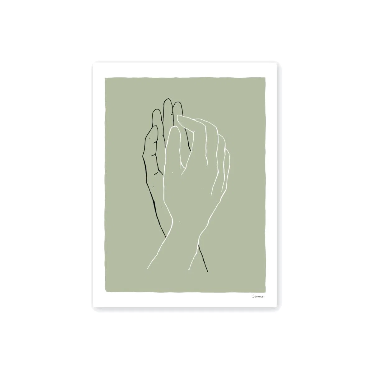 Conneting Art Print 30X40Cm Soumati Studio