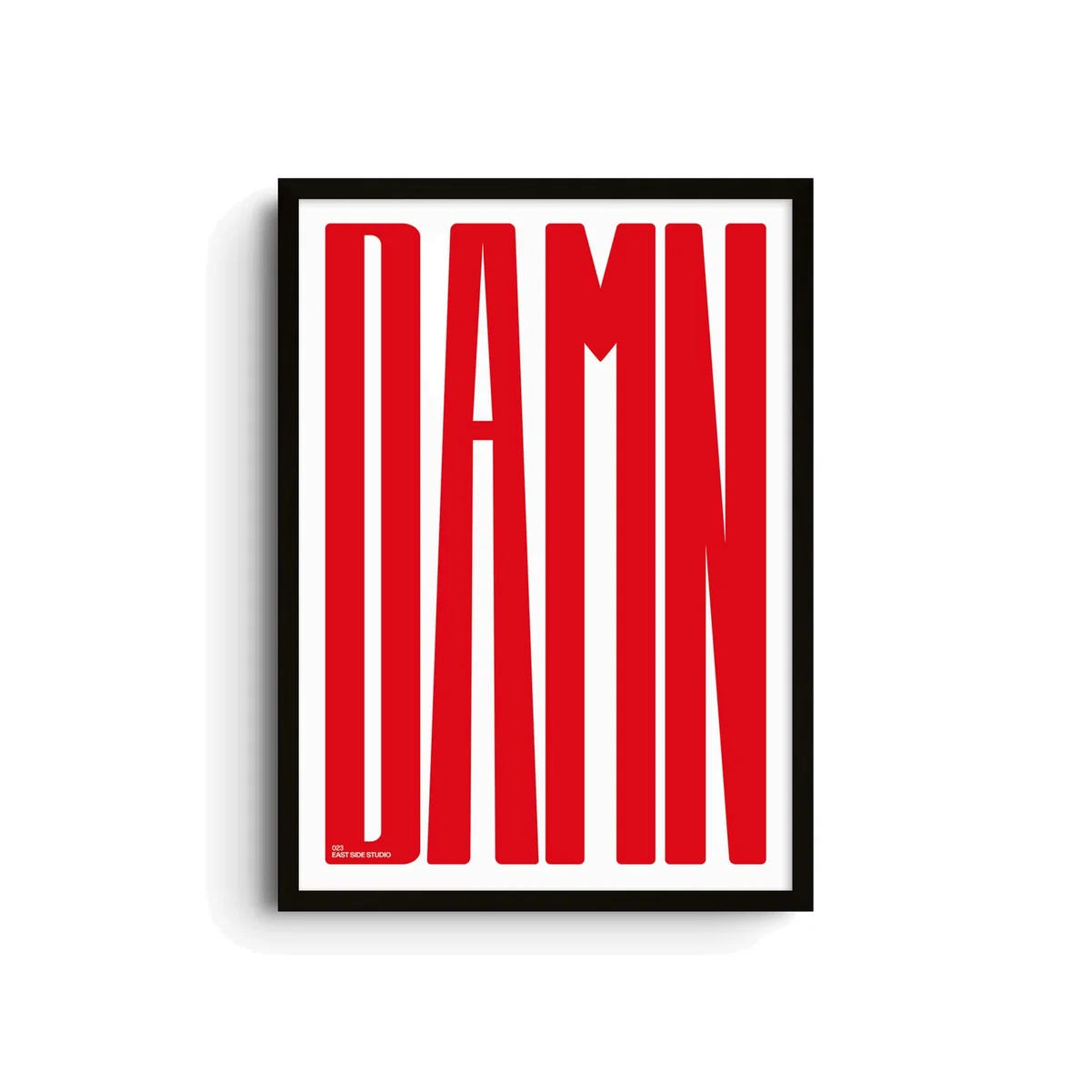 Red Damn Crimson - Giclee Fine Art Print - Small | A3 | 297 X 420Mm | East Side Studio London – image 1