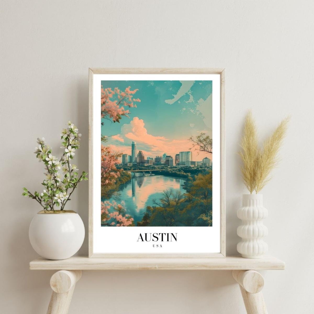Austin Skyline Serenity | Artchi – image 2