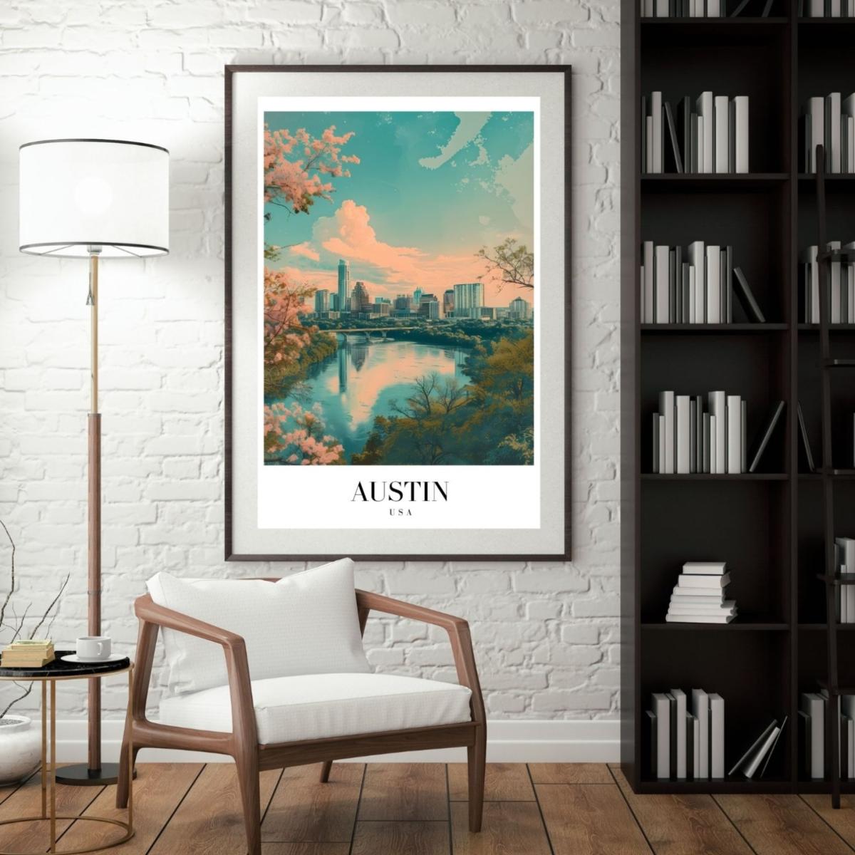 Austin Skyline Serenity | Artchi – image 3
