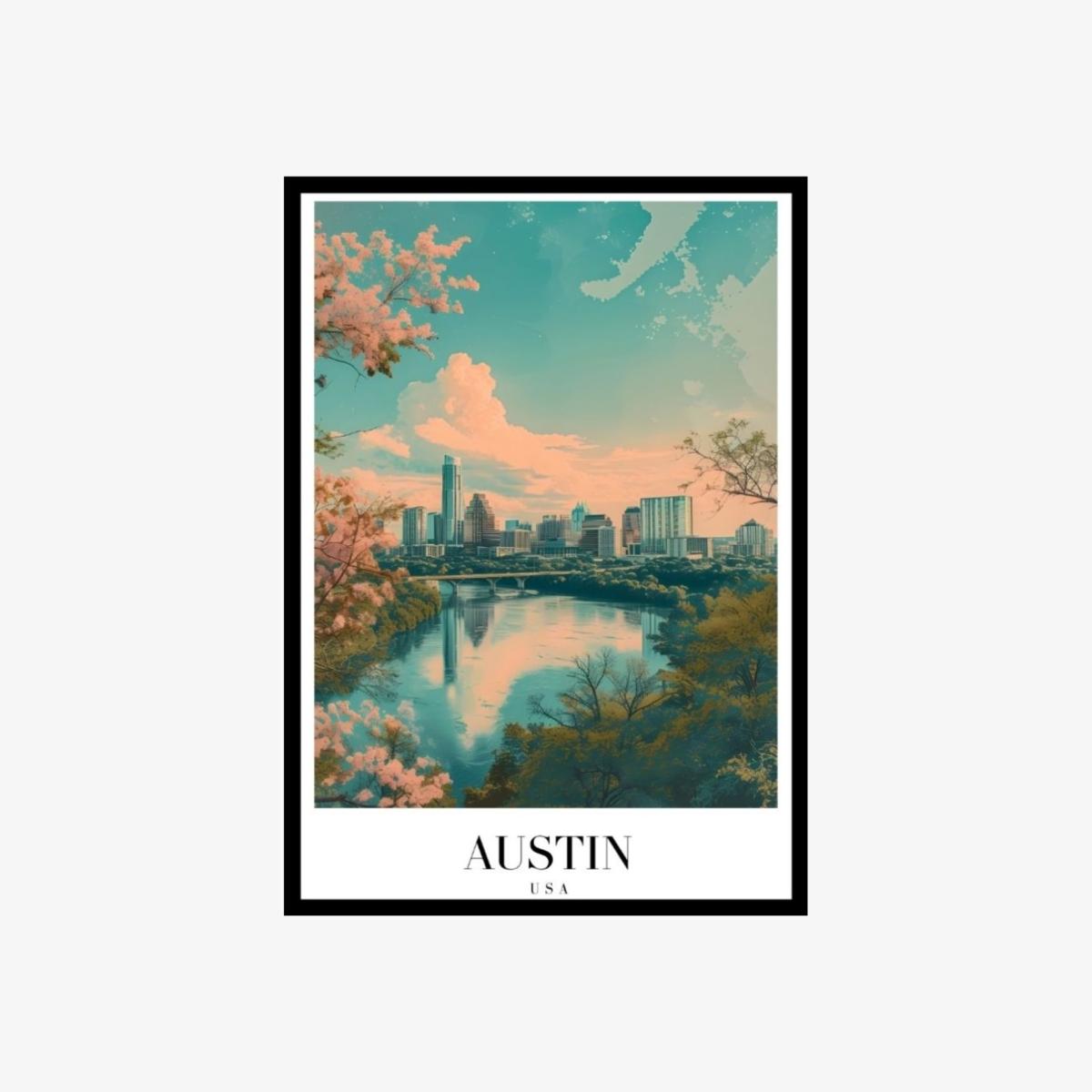 Austin Skyline Serenity | Artchi – image 1