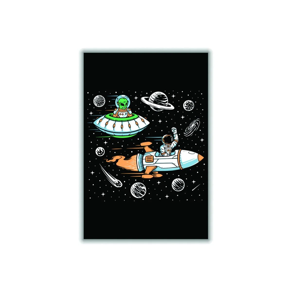 Space Rage A4 210 X 297Mm Stanley Print House – image 1