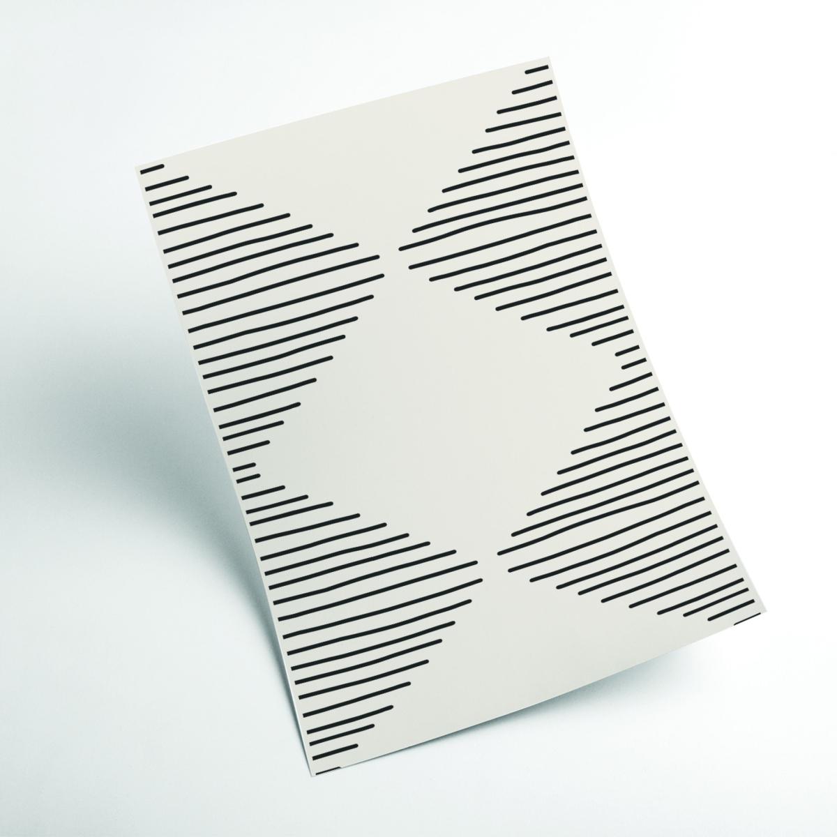 Black Minimal Line Design 2 Extra Large Stanley Print House – image 2
