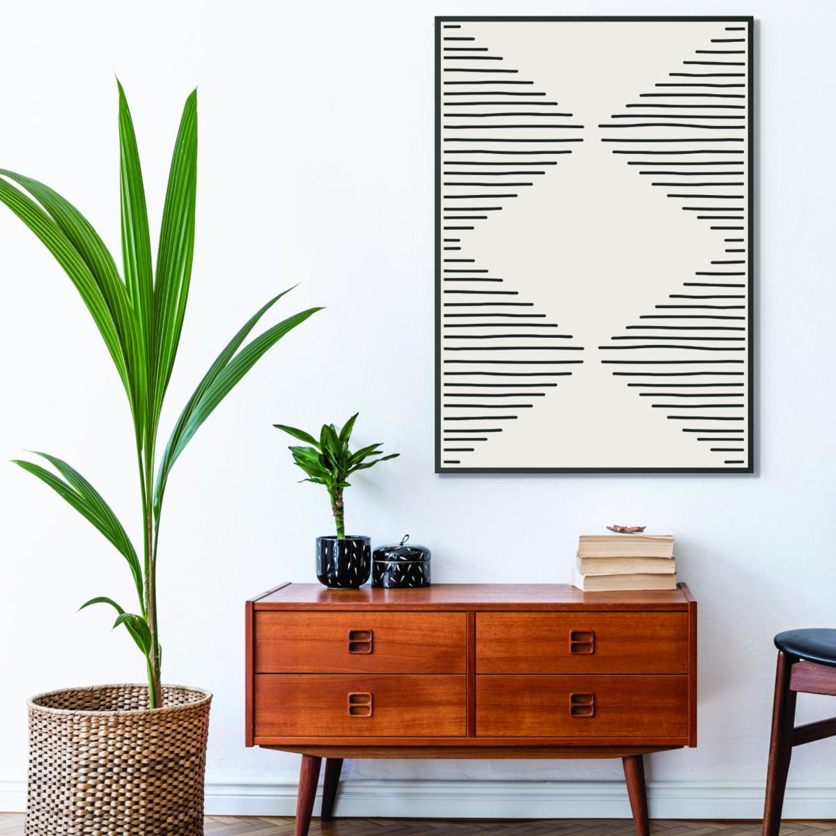 Black Minimal Line Design 2 Extra Large Stanley Print House – image 3