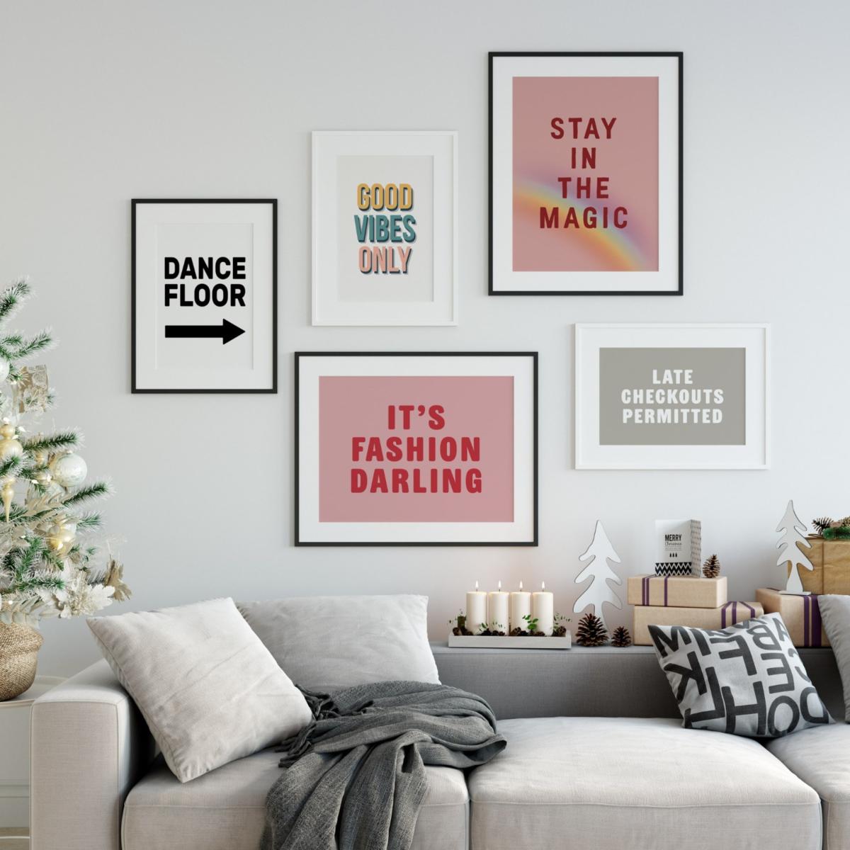 Black Dance Floor - Arrow Right - A0 Print Size A0 841 X 1189Mm The Native State – image 3