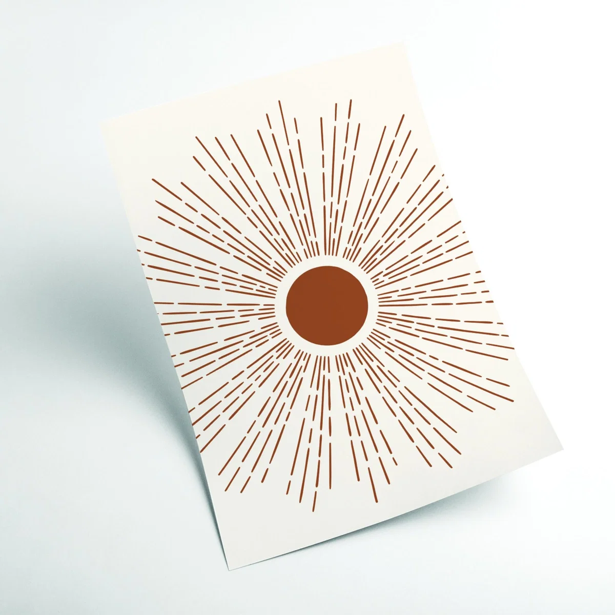 Brown Sun 2 Large Stanley Print House – image 2