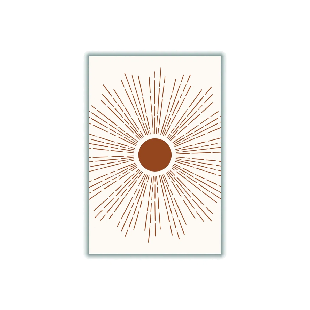 Brown Sun 2 Large Stanley Print House – image 1