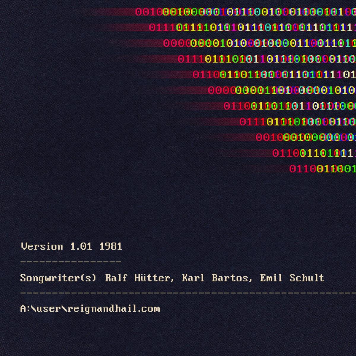 Computer Love - Kraftwerk Print A1 594 X 841Mm Reign & Hail – image 4
