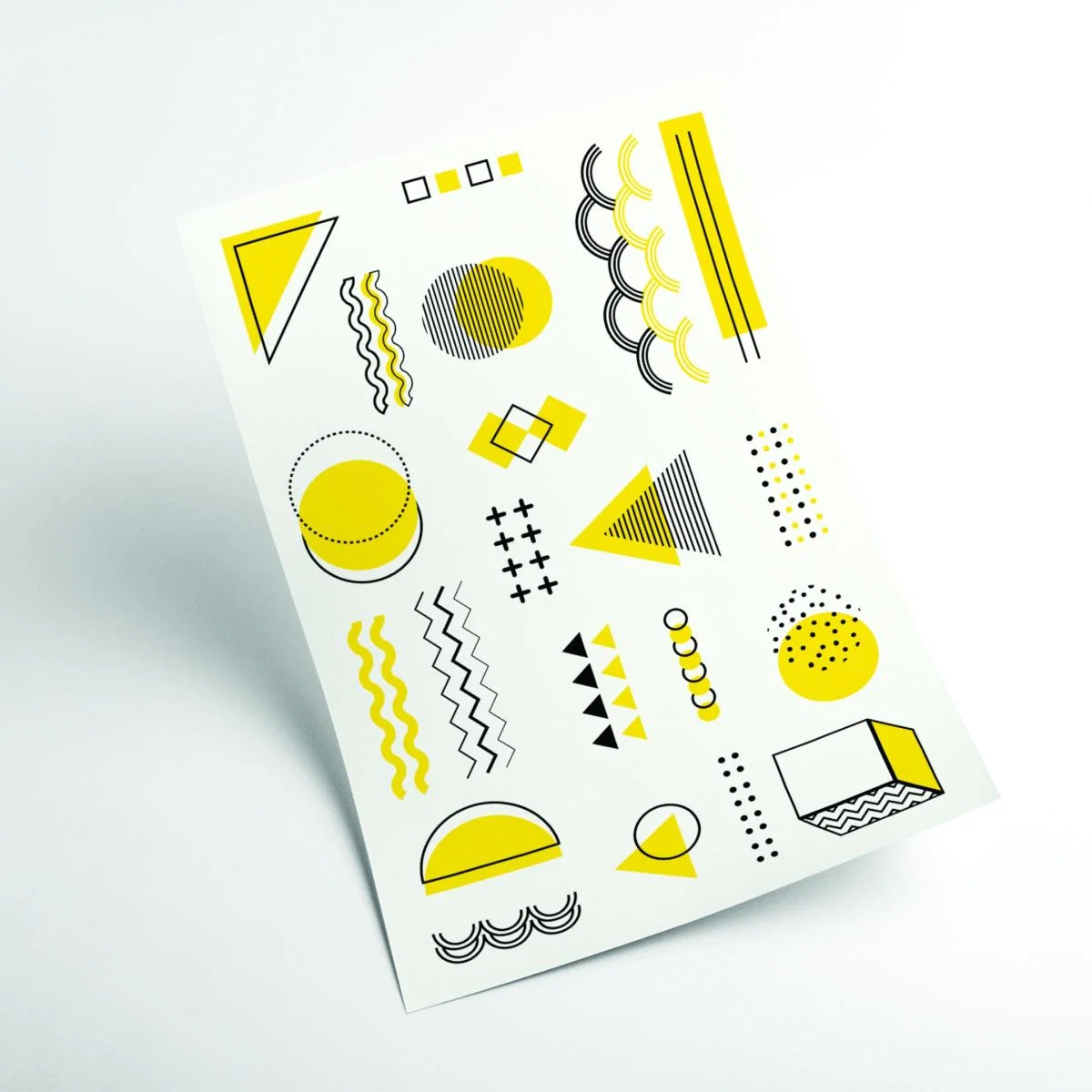 Yellow / Orange Yellow Shapes Extra Small Stanley Print House – image 2