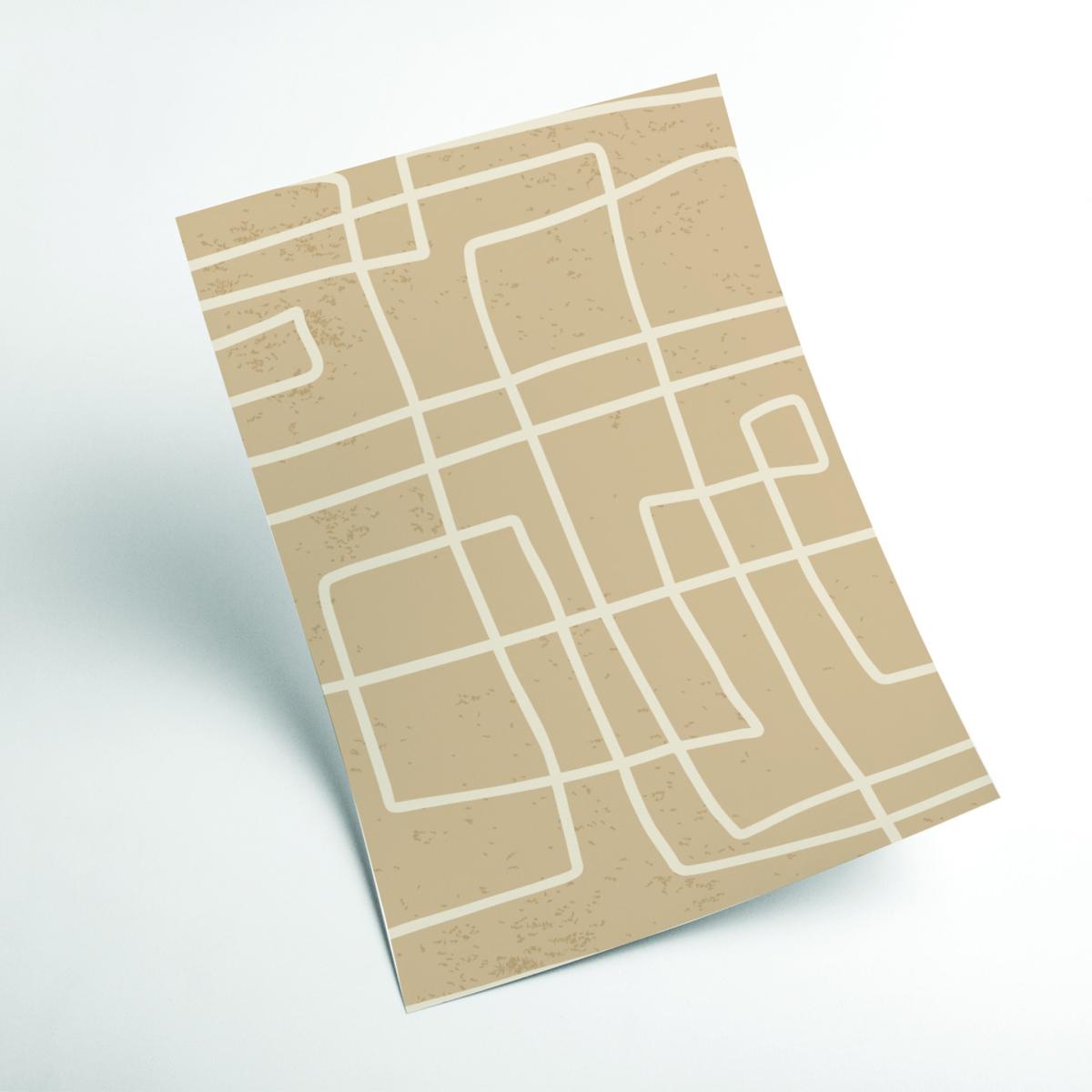 Neutrals Lines Lines Lines #3 A1 594 X 841Mm Stanley Print House – image 2
