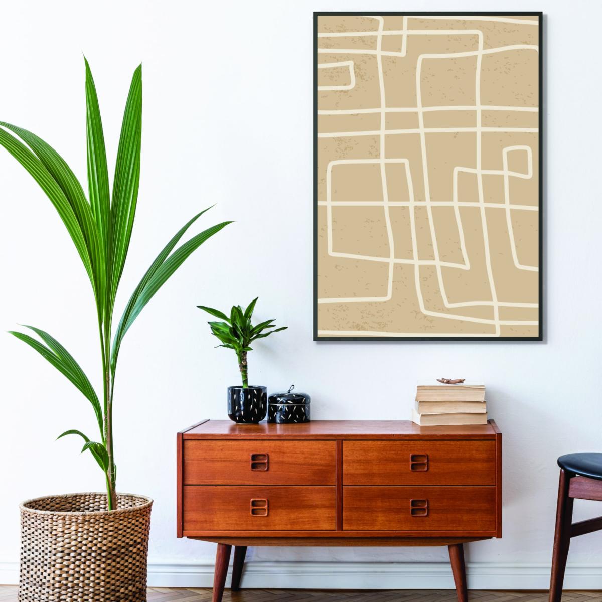 Neutrals Lines Lines Lines #3 A1 594 X 841Mm Stanley Print House – image 3