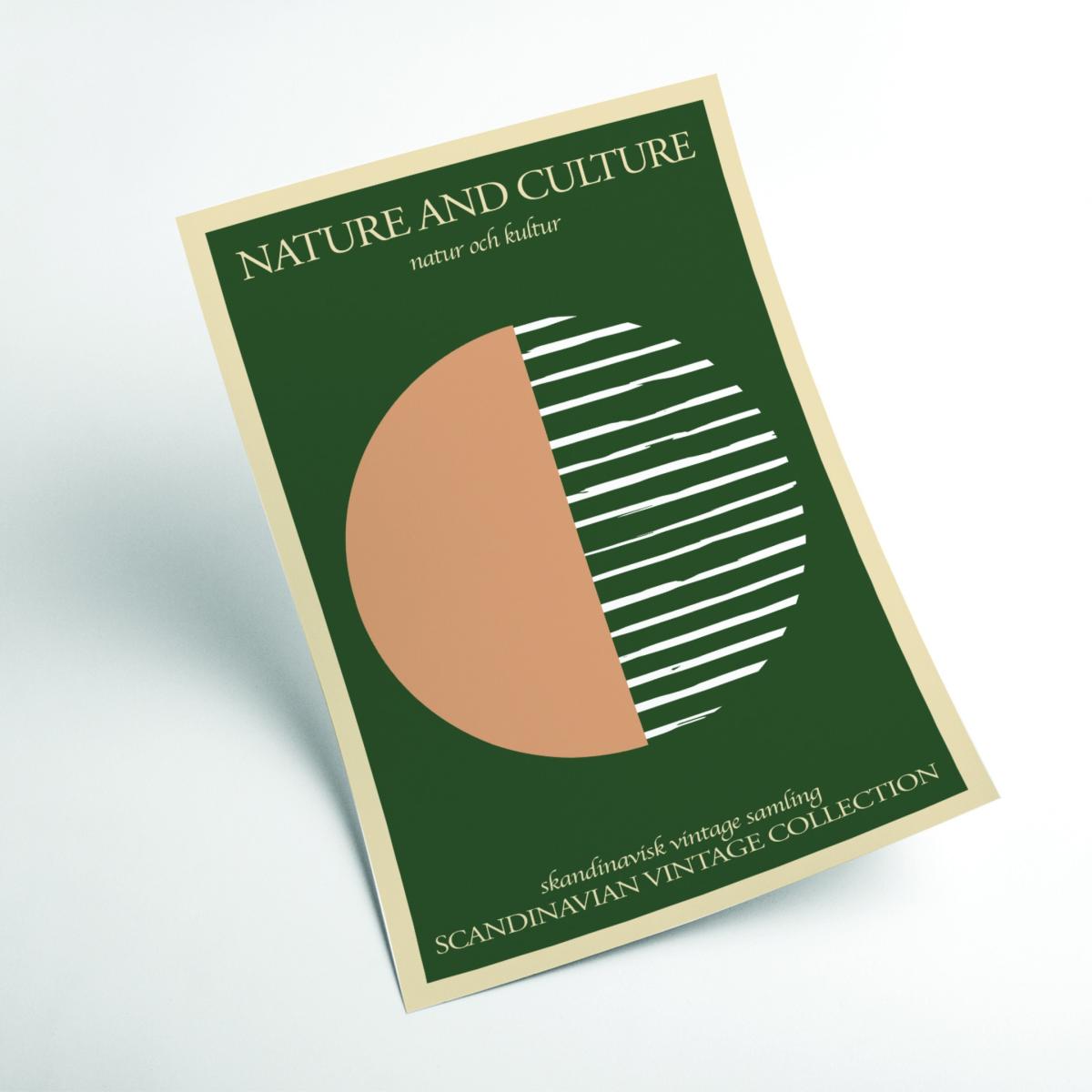 Rose Gold Nature And Culture Scandinavian Collection A2 420 X 594Mm Stanley Print House – image 2