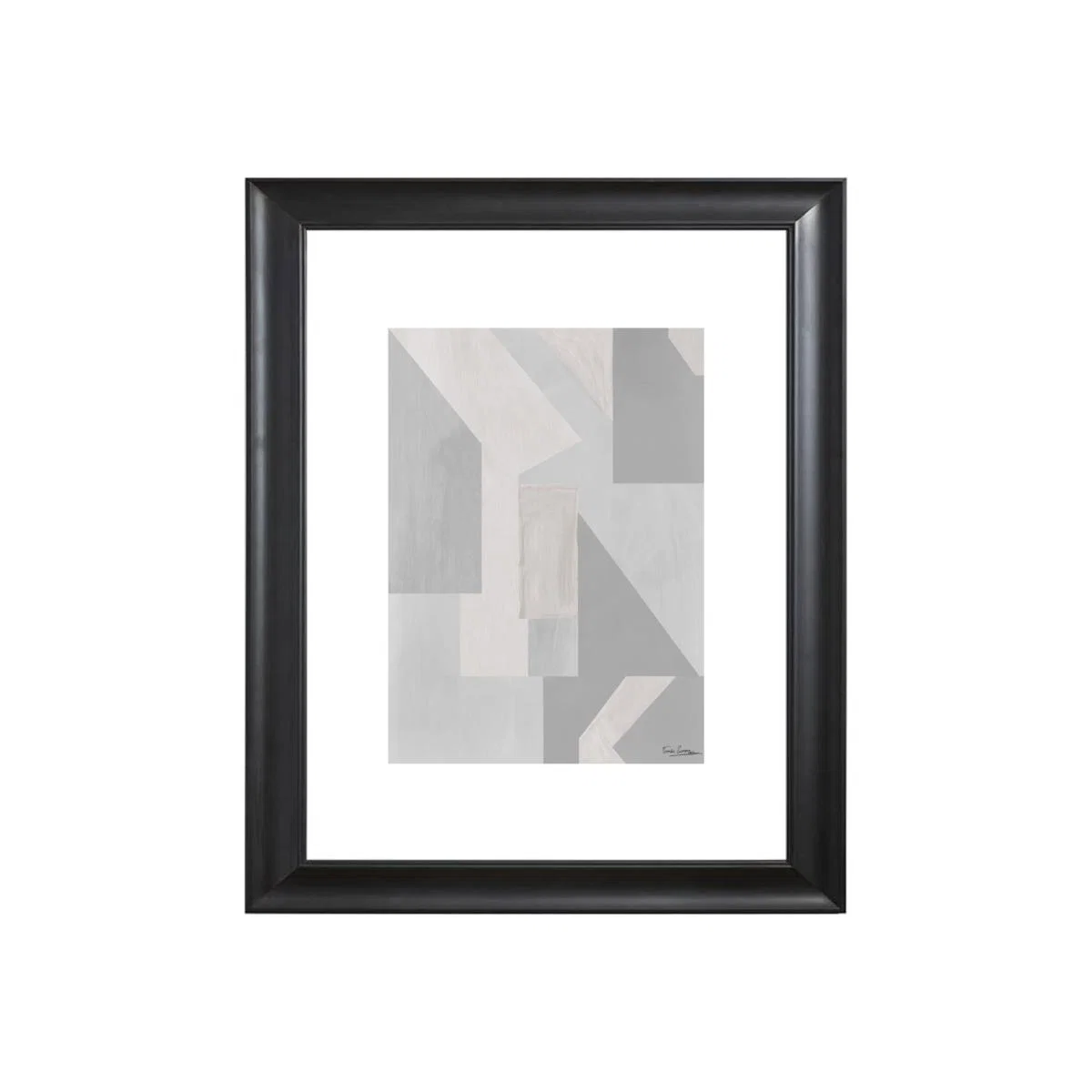 Grey Art Print Geometric Gray Catchii