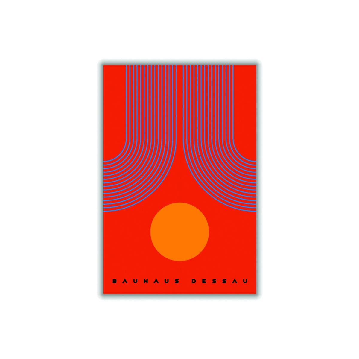 Red Bauhaus Design Iiiii Large Stanley Print House – image 1