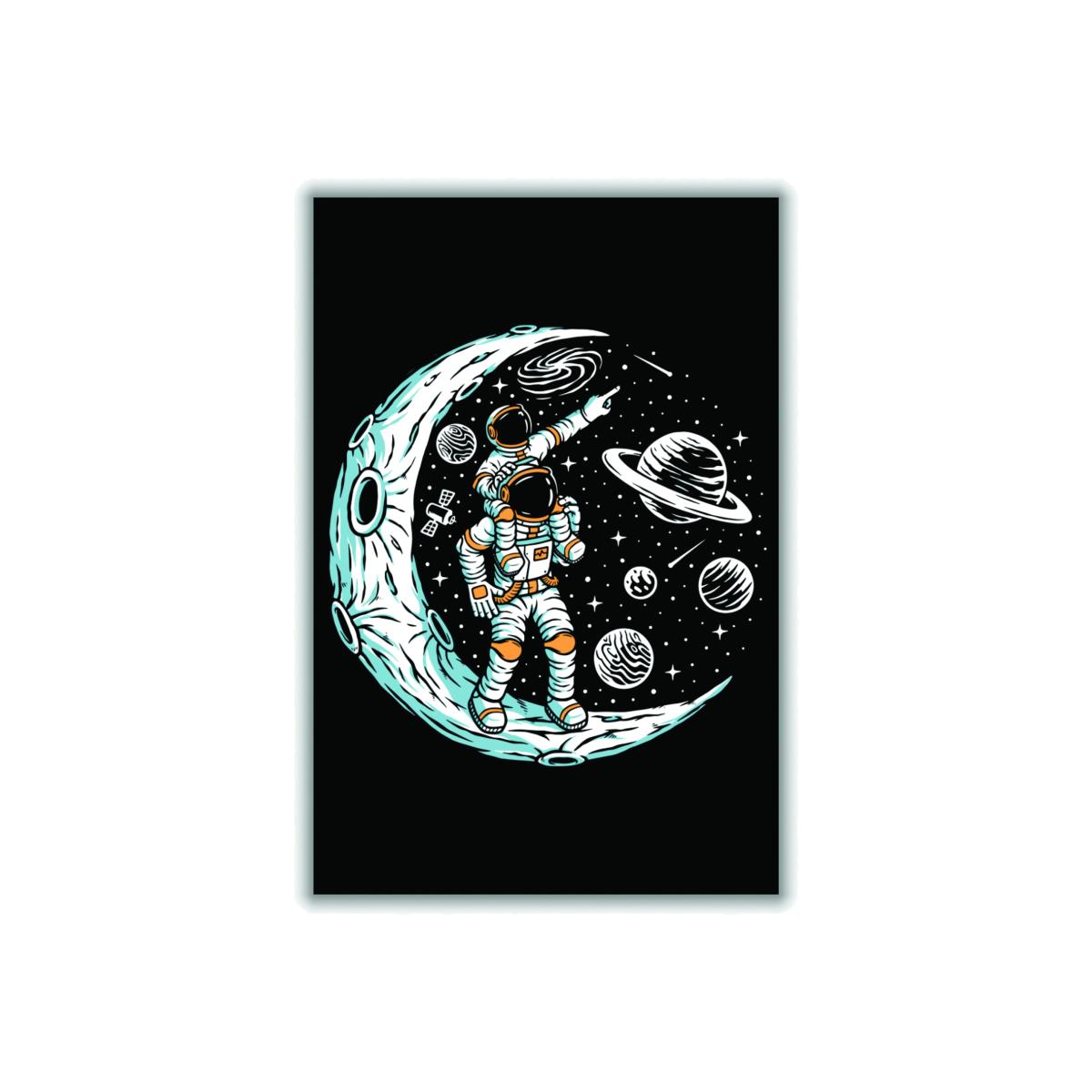 Blue Did You See That Shooting Star? A1 594 X 841Mm Stanley Print House – image 1