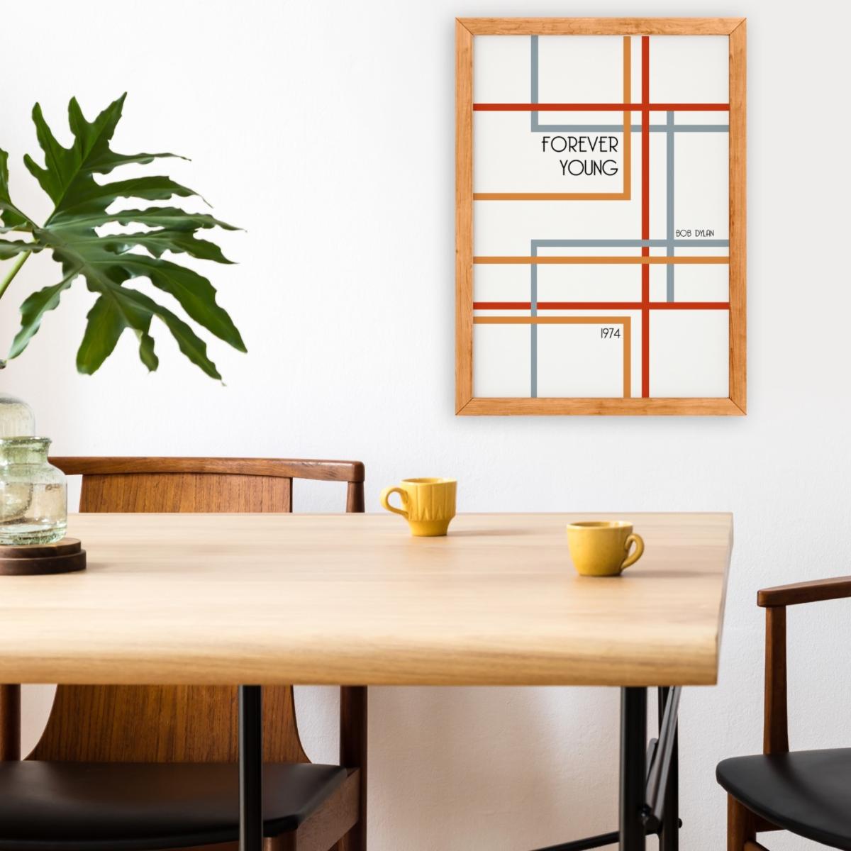 Forever Young Retro Giclée Art Print A2 420 X 594Mm Fanclub – image 3