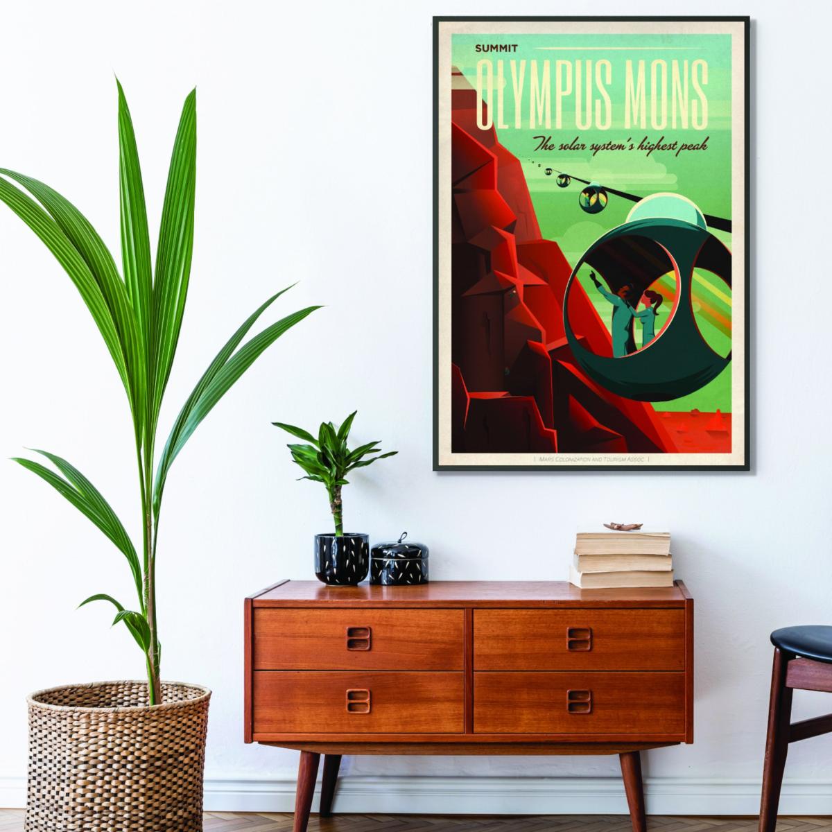 Green Spacex - Valles Marineris A2 420 X 594Mm Stanley Print House – image 3