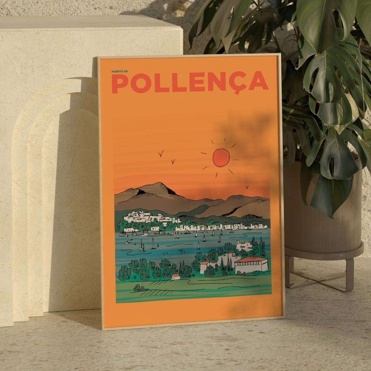 Yellow / Orange Pollenca Mallorca Places & Spaces Art Co. – image 4
