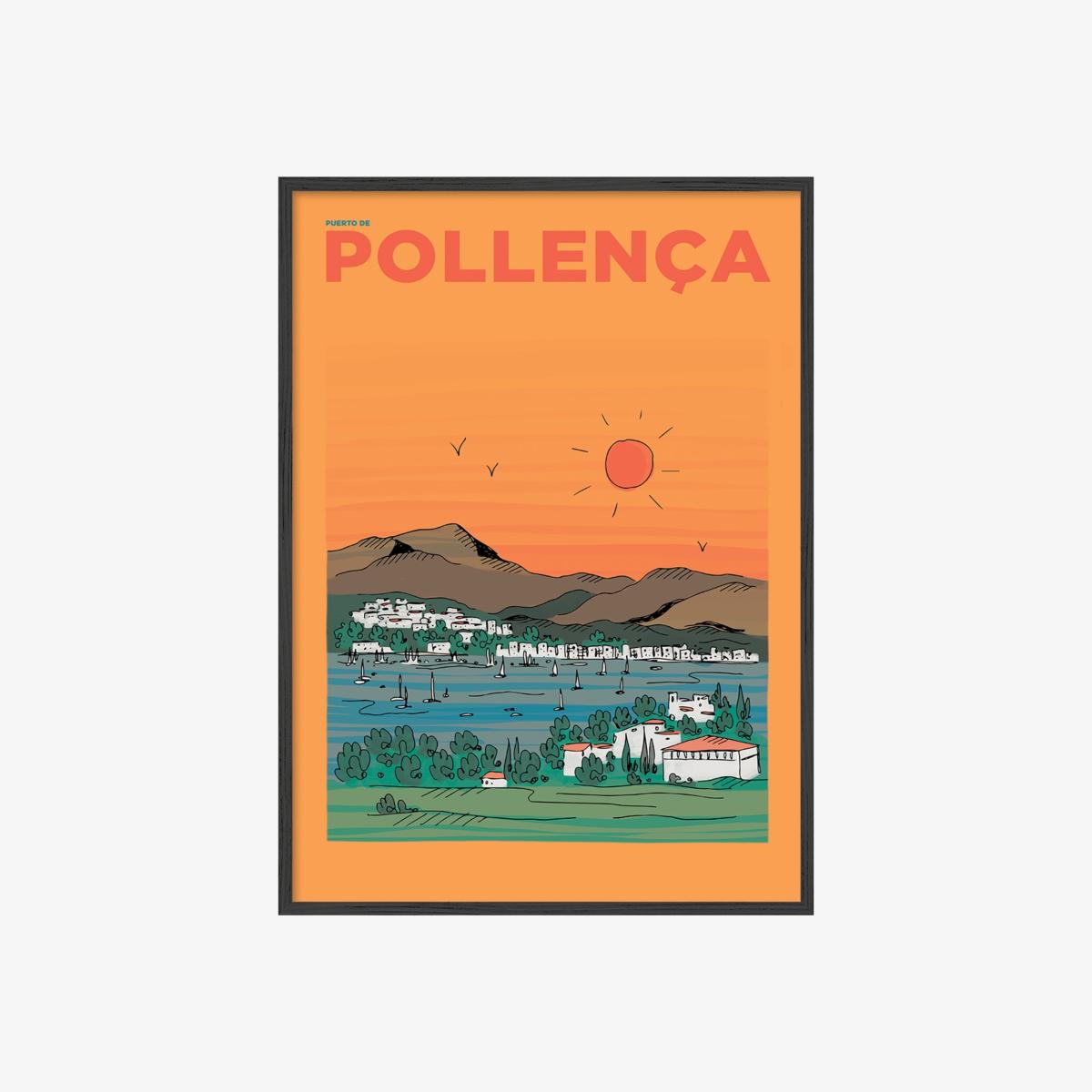 Yellow / Orange Pollenca Mallorca Places & Spaces Art Co. – image 1