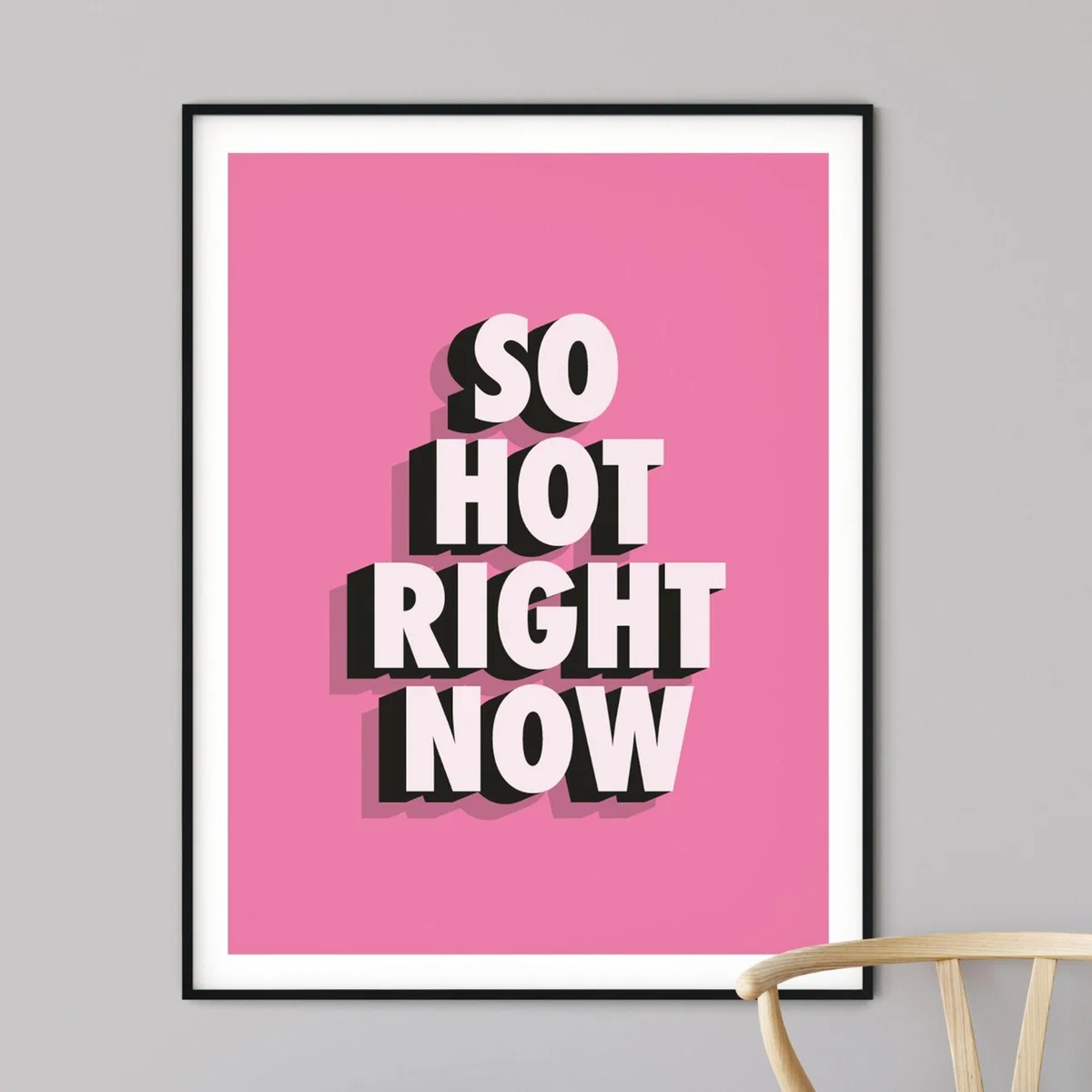 Pink / Purple So Hot Right Now A3 297 X 420Mm The Native State – image 3
