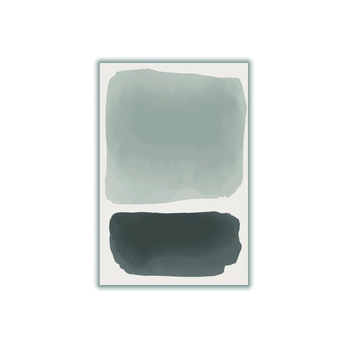 Grey Black And Yellow Watercolor #2 Extra Small Stanley Print House – image 1