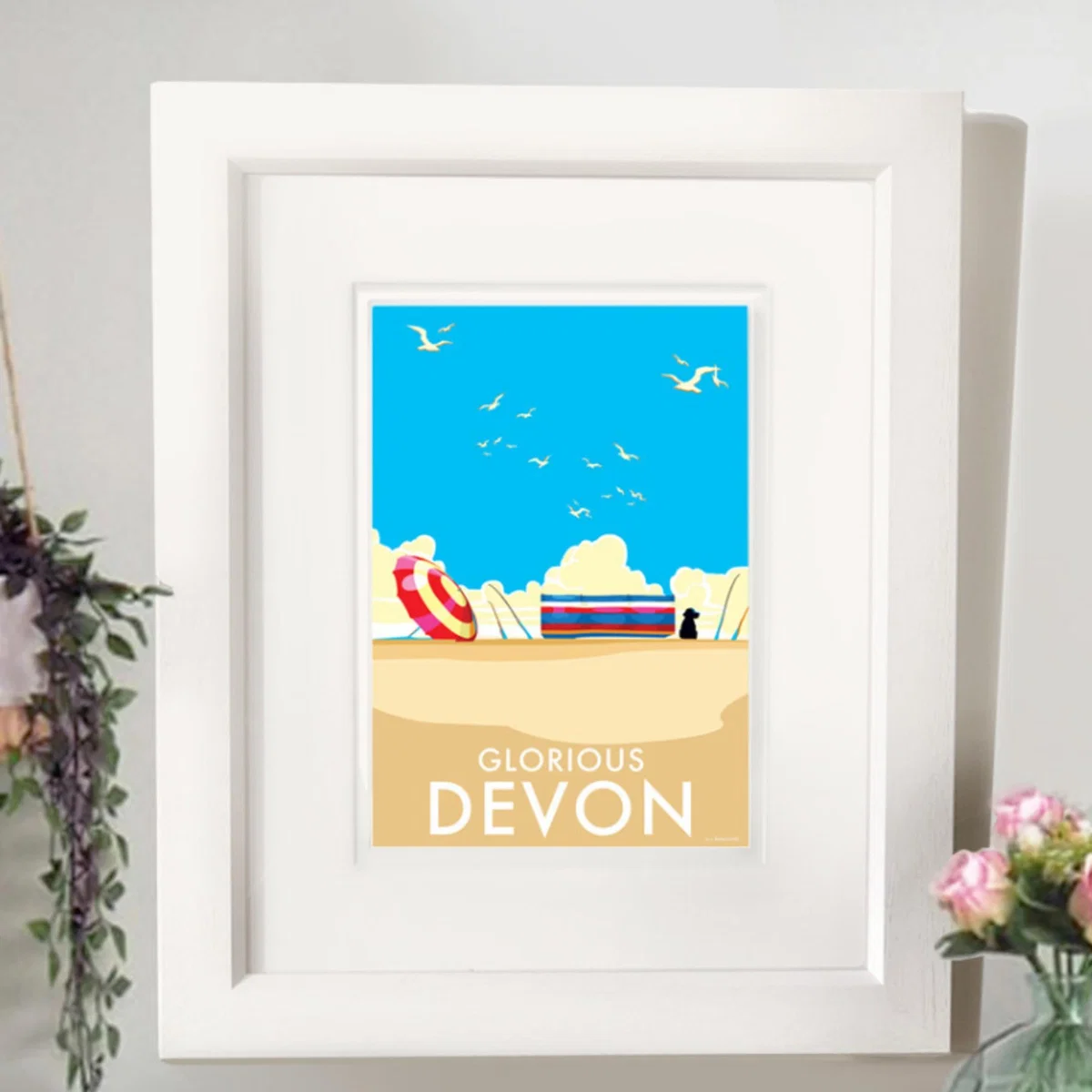 Glorious Devon Vintage Style Quote Print | A4 | 210 X 297Mm | Becky Bettesworth – image 3