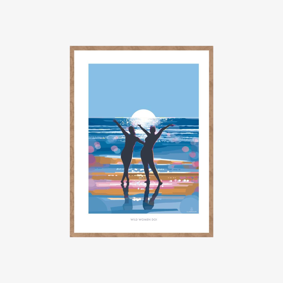 Wild Women Do Quote Print | A4 | 210 X 297Mm | Becky Bettesworth – image 1