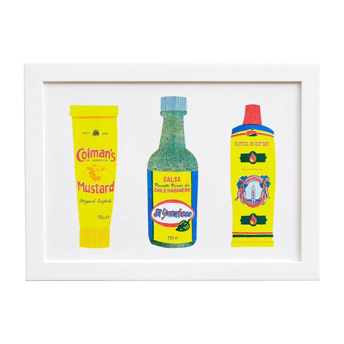 Spice It Up Risograph Print A4 Rosa & Clara Designs – image 1