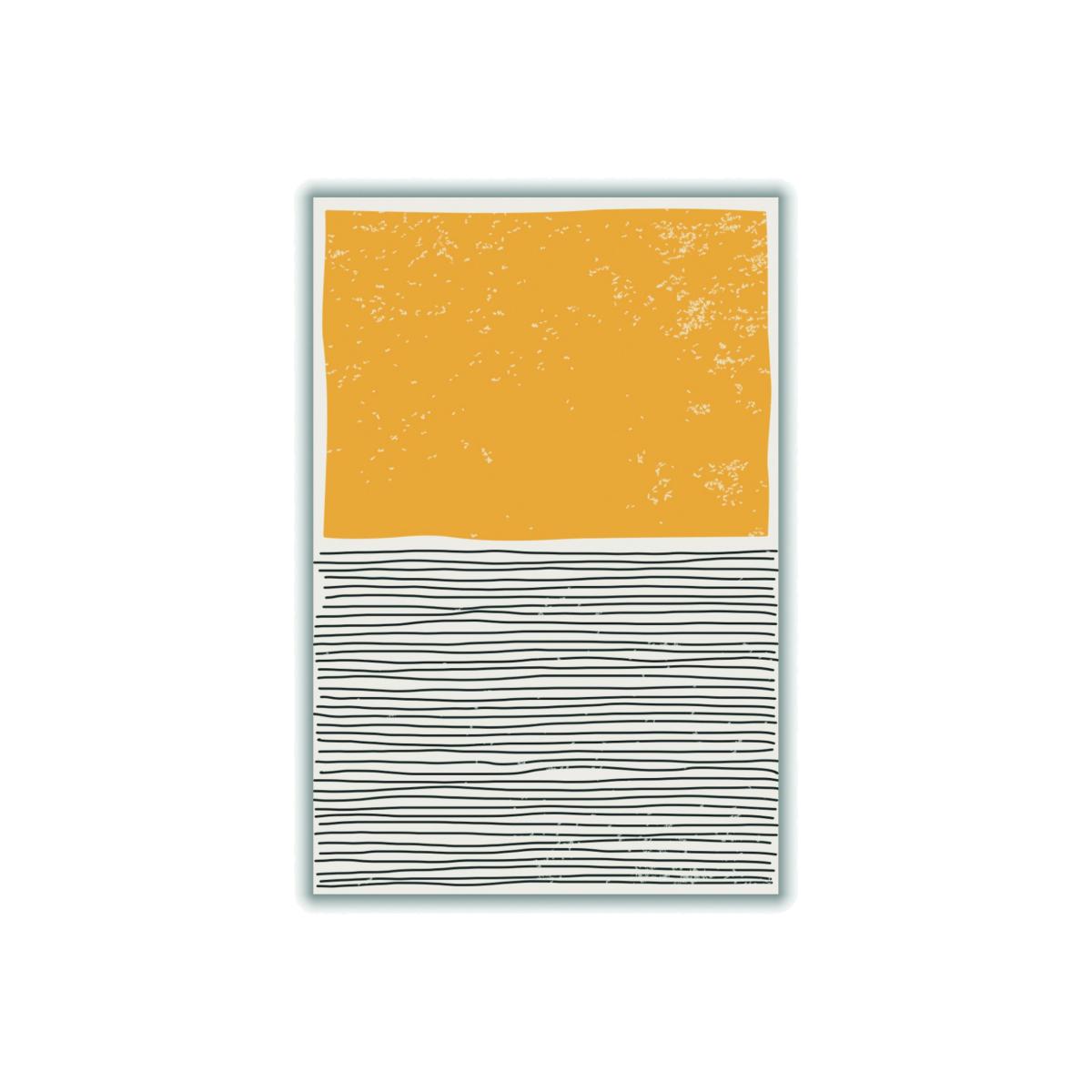 Yellow / Orange Minimal - Yellow A3 297 X 420Mm Stanley Print House – image 1