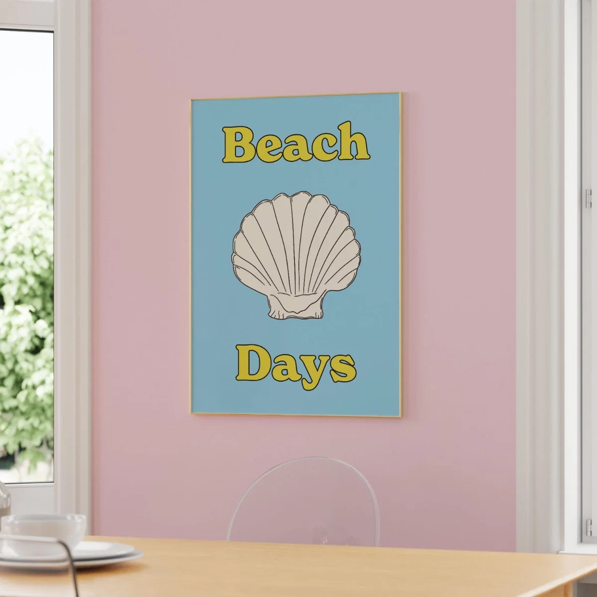 A3 Blue Beach Days Print Sofe Store – image 3