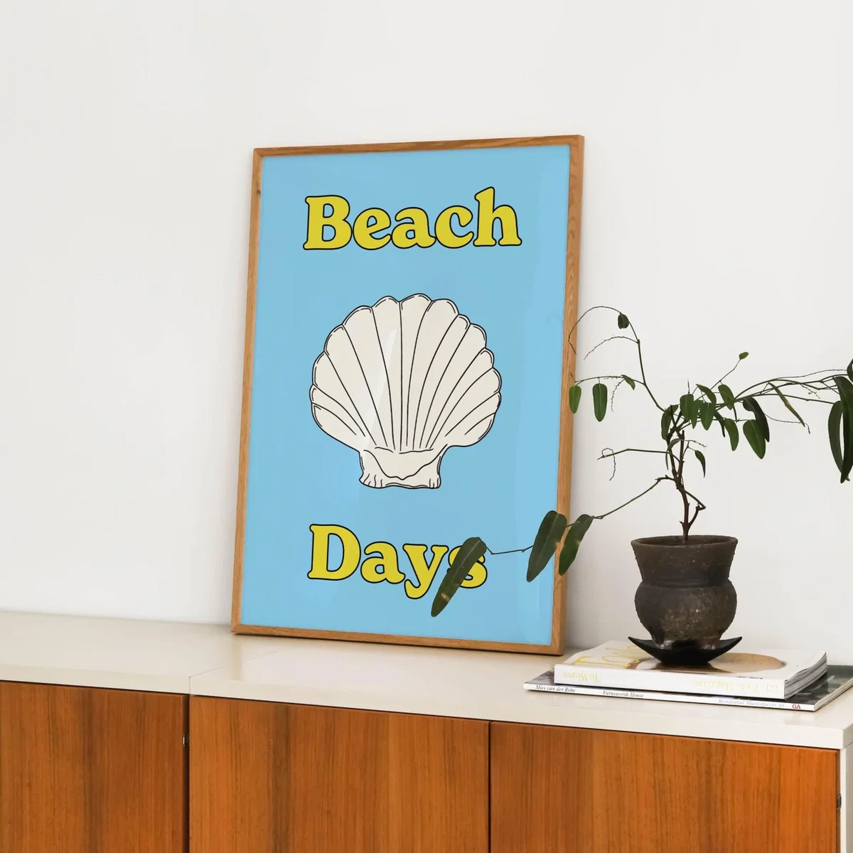 A3 Blue Beach Days Print Sofe Store – image 4