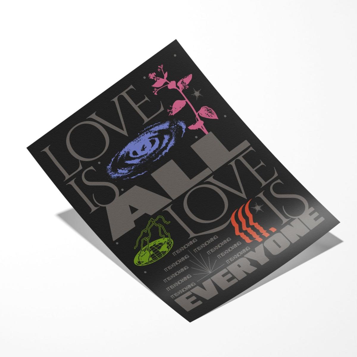 Black Love Is - Giclee Fine Art Print - Small | 12 X 16" | East Side Studio London – image 2