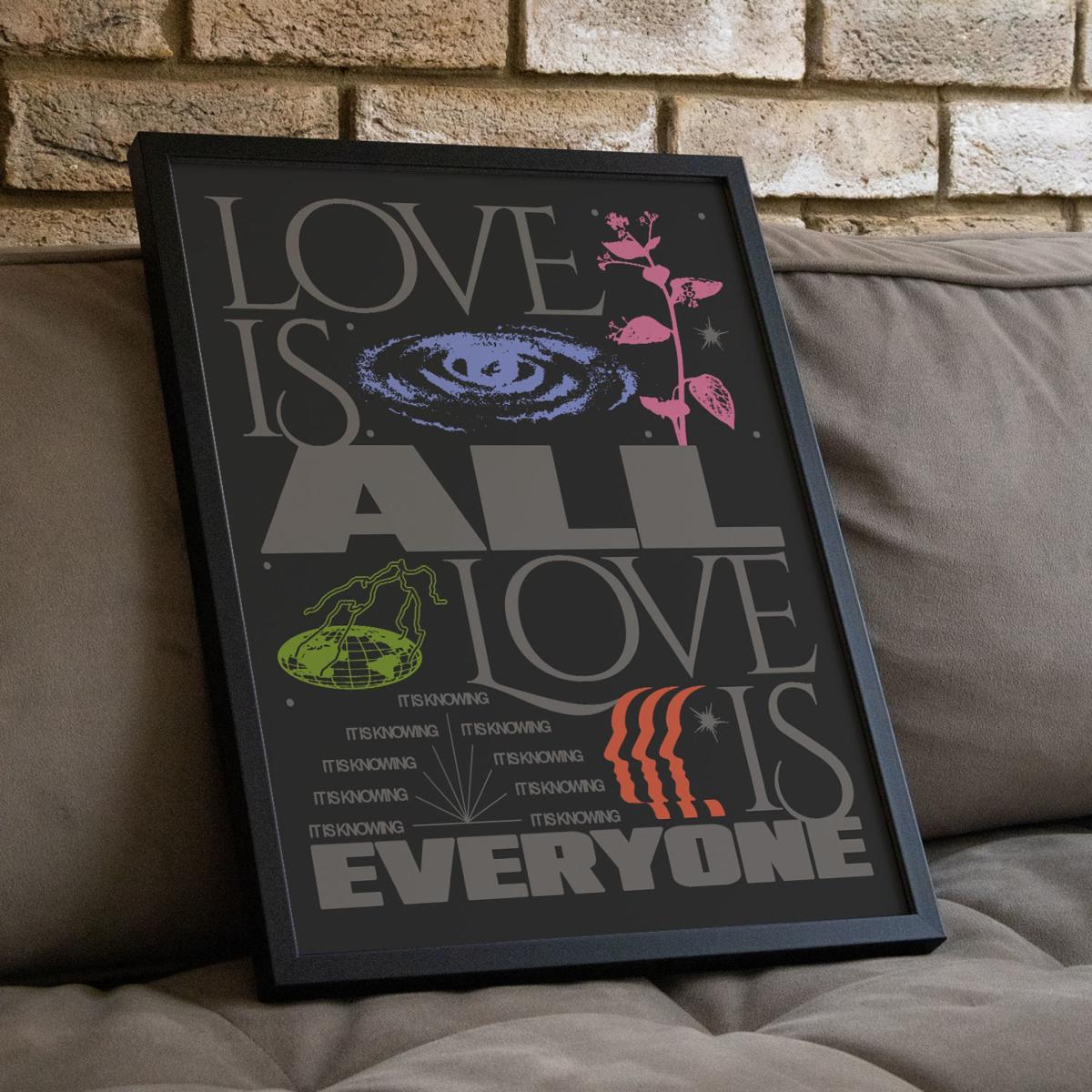 Black Love Is - Giclee Fine Art Print - Small | 12 X 16" | East Side Studio London – image 4